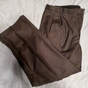 Haggar Men’s Dark Grey Dress Pants